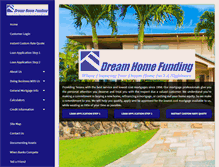 Tablet Screenshot of dreamhomefunding.com